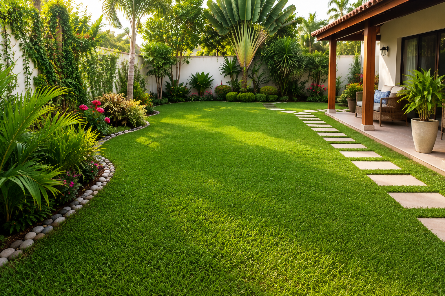 Jardim residencial